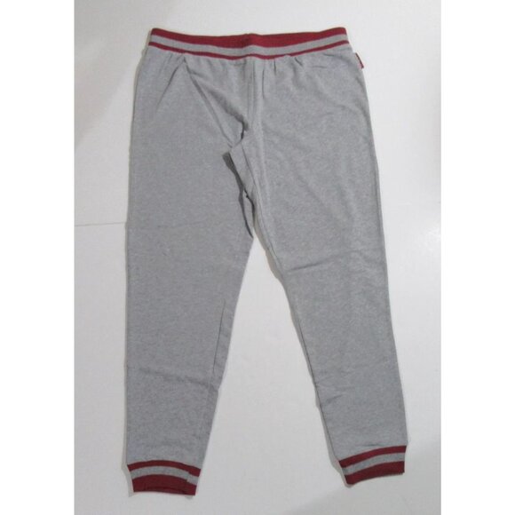 bebe Womens Pajama Set Sleepwear Tank Top & Sweatpants Size Burgundy / Grey XL - Picture 2 of 10